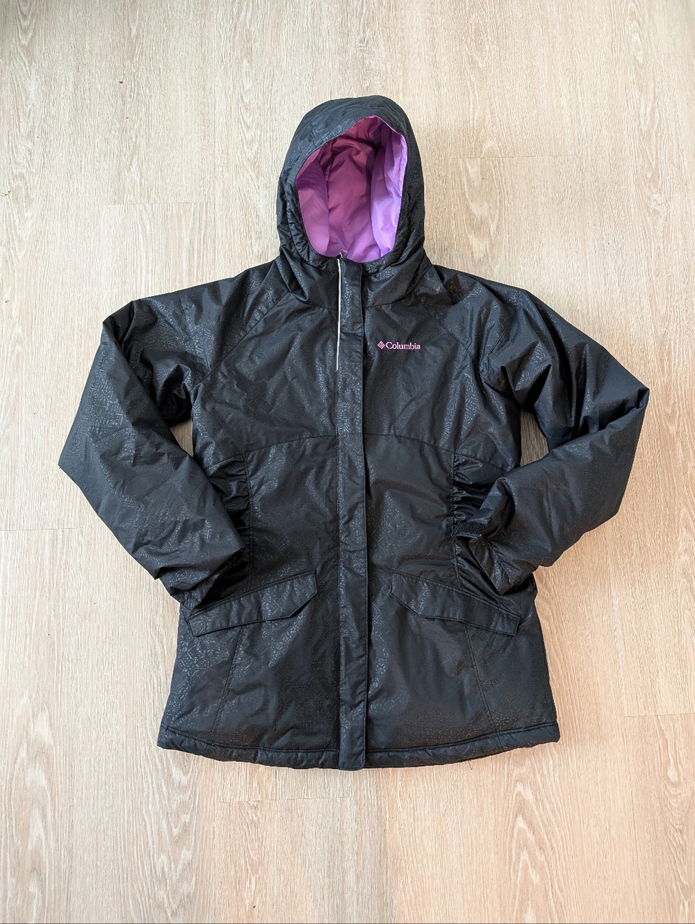 Columbia Jacket Girls Large Full Zip Hooded